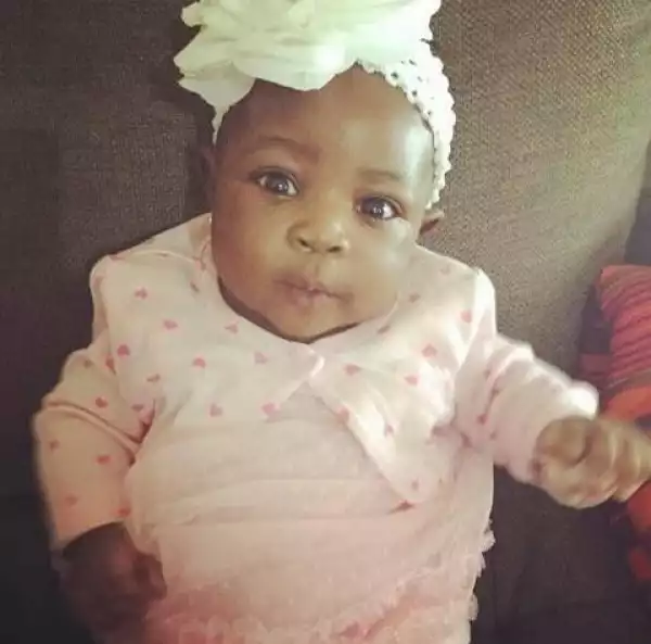 Davido Shares First Photo Of His Cute Daughter [See Photo]